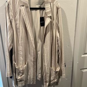 TORRID NWT LINEN BLAZER - Size 2